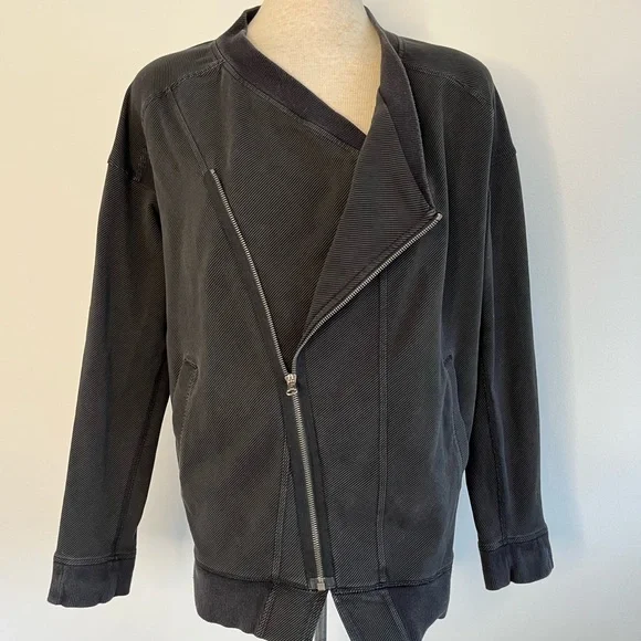 Lululemon Mula Bundle Wrap Black Jacket Yoga Wear Light Coat Cardigan size 8 - Picture 8 of 16